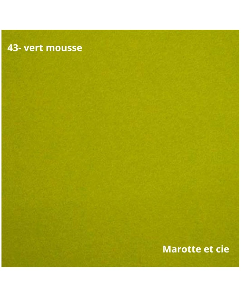 Feutrine pure laine verte, coupon 20x30cm, épaisseur 1mm dans Catégories par Marotte et Cie